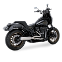 M8 SOFTAIL GASLIGHTER 2-1, BRUSHED HEADERS