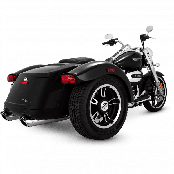 TWIN SLASH ROUND SLIP-ONS