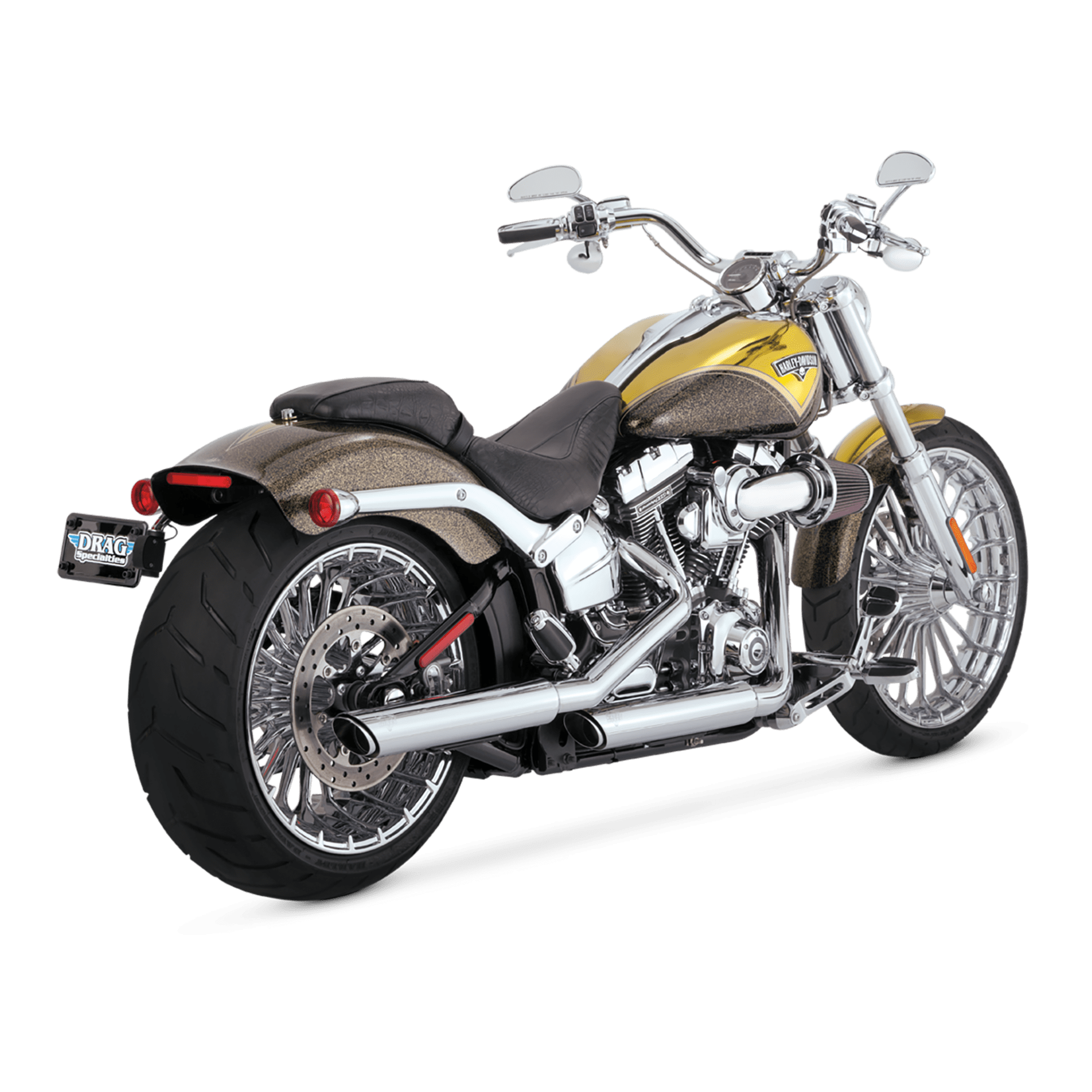 TWIN SLASH 3″ SLIP-ONS - Vance & Hines