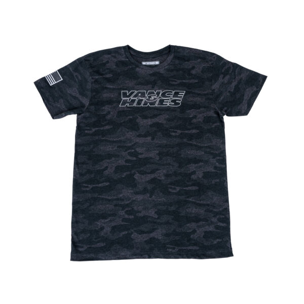VANCE & HINES BLACK CAMO T-SHIRT
