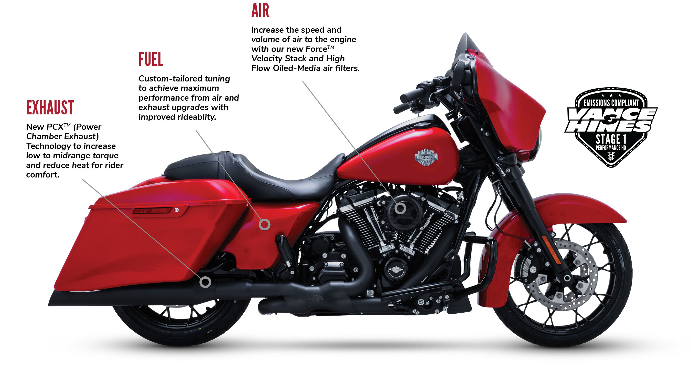 SALE新作登場 VANCE&HINES(バンスアンドハインズ) バイク カスタム