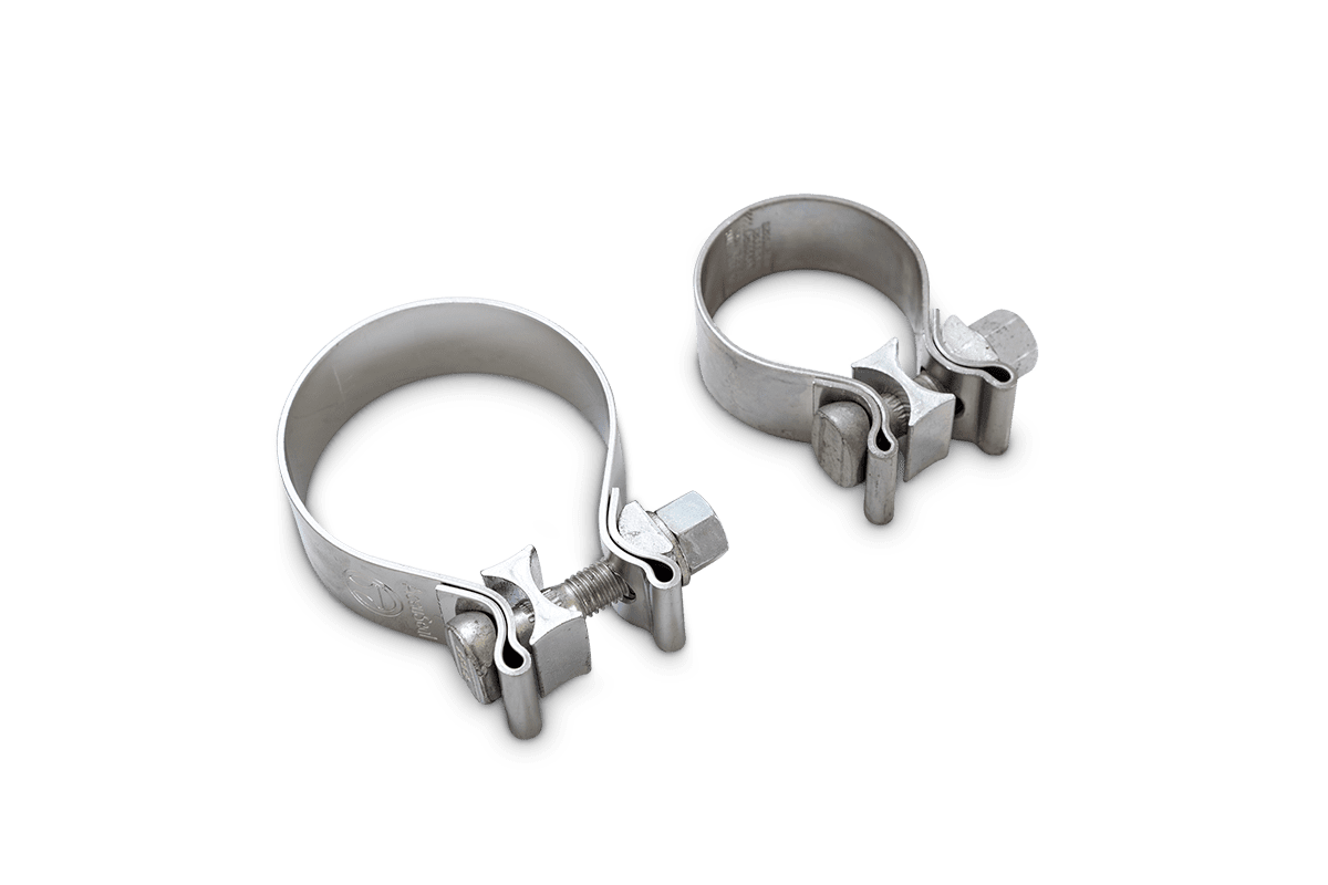 Iron clamp M8 exhaust clamps clamp M8 50 mm 3 pcs