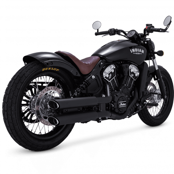 V-Performance Auspuff Twin Slip-On, Euro 5, Chrom - Indian Scout